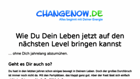 What Changenow.de website looked like in 2017 (6 years ago)