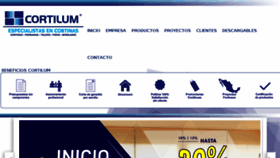 What Cortilum.mx website looked like in 2017 (6 years ago)