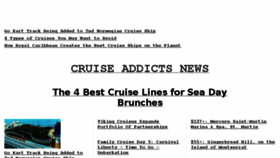 What Cruiseaddictsnews.com website looked like in 2017 (6 years ago)