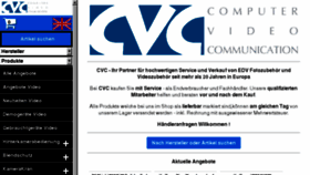 What Cvc.de website looked like in 2017 (6 years ago)