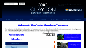 What Claytonchamber.com website looked like in 2017 (6 years ago)