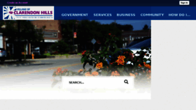 What Clarendonhills.us website looked like in 2017 (6 years ago)