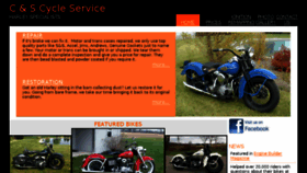 What Cscycleservice.com website looked like in 2017 (6 years ago)