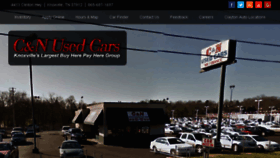 What Cnusedcars.com website looked like in 2017 (6 years ago)