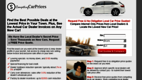 What Competingcarprices.com website looked like in 2017 (6 years ago)