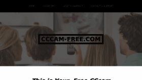 What Cccam-free.com website looked like in 2017 (6 years ago)