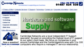 What Cambridge-networks.co.uk website looked like in 2017 (6 years ago)