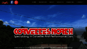 What Corvettesnorth.com website looked like in 2017 (6 years ago)