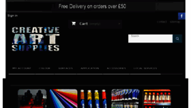What Creative-art-supplies.co.uk website looked like in 2017 (6 years ago)