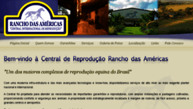 What Centralranchodasamericas.com.br website looked like in 2017 (6 years ago)