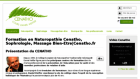 What Cenatho.fr website looked like in 2017 (6 years ago)