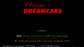 What Classicdreamcars.com website looked like in 2017 (6 years ago)