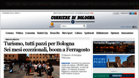 What Corrierebologna.it website looked like in 2017 (6 years ago)