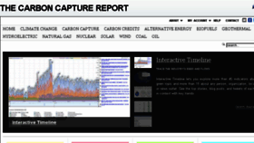 What Carboncapturereport.org website looked like in 2017 (6 years ago)