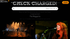 What Charged.fm website looked like in 2017 (6 years ago)