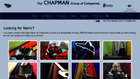What Chapmangroup.co.uk website looked like in 2017 (6 years ago)