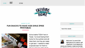 What Creatingmaryshome.com website looked like in 2017 (6 years ago)