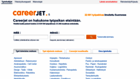 What Careerjet.fi website looked like in 2017 (6 years ago)