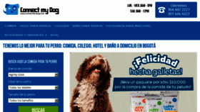 What Connectmydog.com website looked like in 2017 (6 years ago)