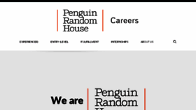 What Careers.penguinrandomhouse.com website looked like in 2017 (6 years ago)
