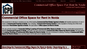 What Commercial-office-space-for-rent-in-noida.co.in website looked like in 2017 (6 years ago)