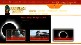 What Conversecountytourism.com website looked like in 2017 (6 years ago)