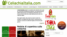 What Celiachiaitalia.com website looked like in 2017 (6 years ago)
