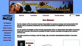 What Coconinohumane.org website looked like in 2017 (6 years ago)
