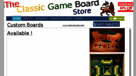What Classicgameboardstore.com website looked like in 2017 (6 years ago)