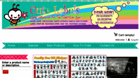 What Cute-labels.com website looked like in 2017 (6 years ago)