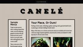 What Canele-la.com website looked like in 2017 (6 years ago)