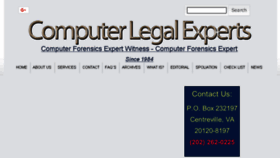 What Computerlegalexperts.com website looked like in 2017 (6 years ago)