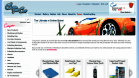 What Cleanyourcar.com website looked like in 2017 (6 years ago)