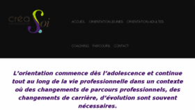 What Creasoi.fr website looked like in 2017 (6 years ago)