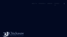 What Chickasaw.com website looked like in 2017 (6 years ago)