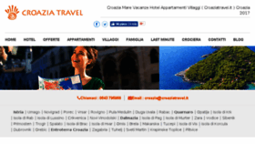What Croaziatravel.it website looked like in 2017 (6 years ago)