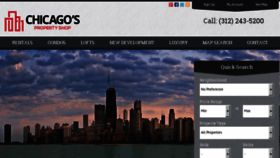 What Chicagospropertyshop.com website looked like in 2017 (6 years ago)