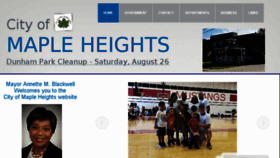 What Citymapleheights.com website looked like in 2017 (6 years ago)