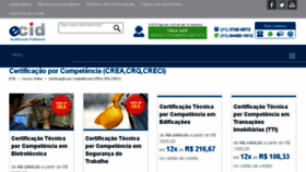 What Certificacaoporcompetencia.com.br website looked like in 2017 (6 years ago)