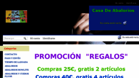 What Casadeabalorios.com website looked like in 2017 (6 years ago)