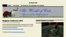 What Cat-fountains.com website looked like in 2017 (6 years ago)