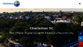 What Charleston.com website looked like in 2017 (6 years ago)