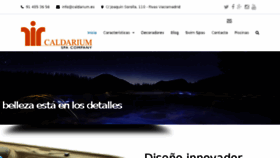 What Caldarium.es website looked like in 2017 (6 years ago)