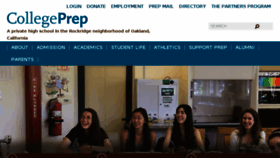 What College-prep.org website looked like in 2017 (6 years ago)
