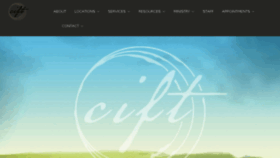 What Ciftcounseling.com website looked like in 2017 (6 years ago)