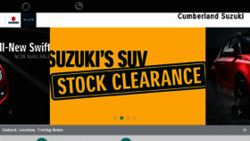 What Cumberlandsuzuki.com.au website looked like in 2017 (6 years ago)