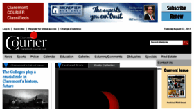 What Claremont-courier.com website looked like in 2017 (6 years ago)