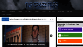 What Crazzfiles.com website looked like in 2017 (6 years ago)