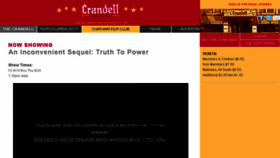 What Crandelltheatre.org website looked like in 2017 (6 years ago)