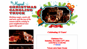 What Christmascaroling.org website looked like in 2017 (6 years ago)